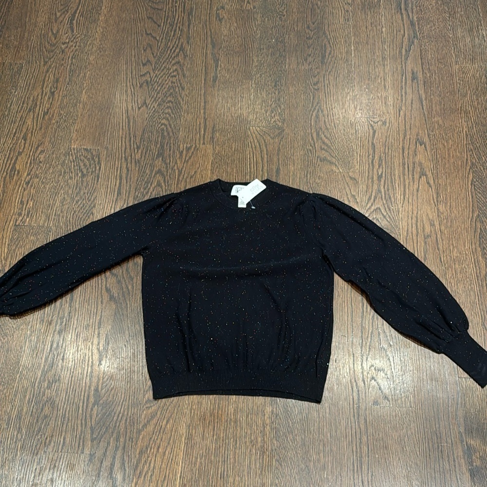 NWT Autumn Casere Girls Puff Sweater Sleeve - Size 12